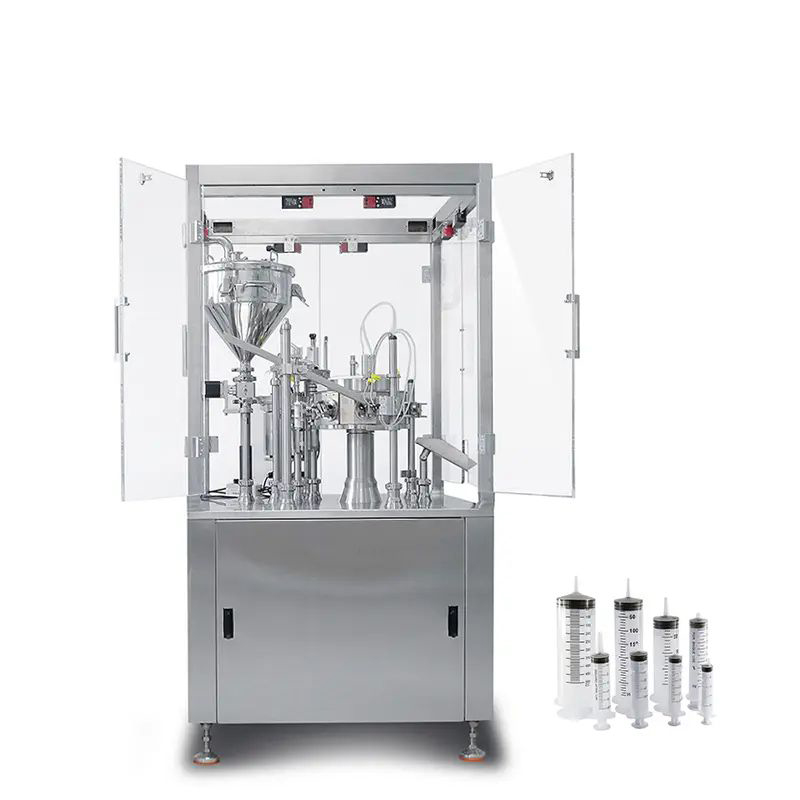 Automatic Plastic Syringe Filling Capping Machine