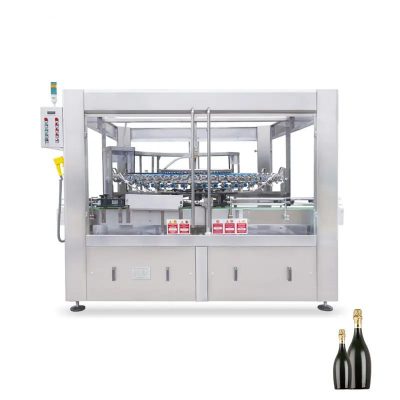 Automatic Champagne Washing Filling Machine