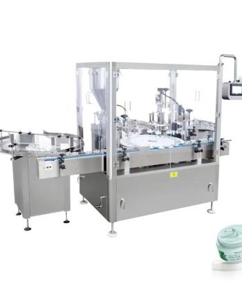 Cream Jar Filling Capping Machine Line